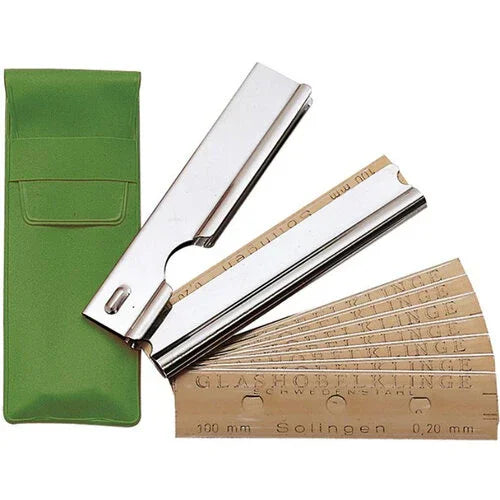 Kit com Suporte e 10 Lâminas para Raspador de Vidros PULEX