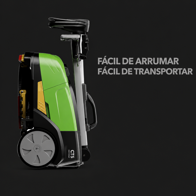Máquina Lavadora de Pavimentos Super Compacta