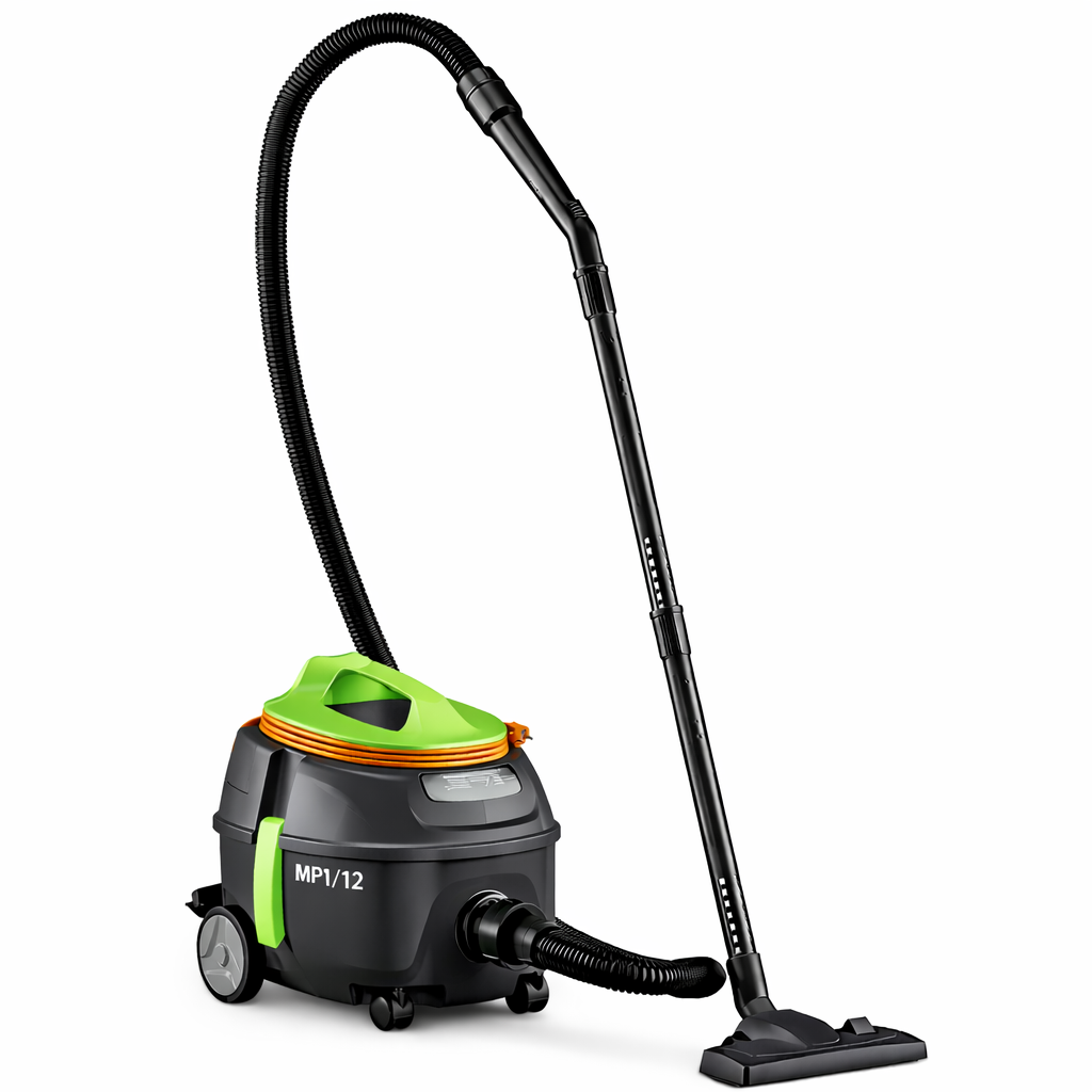 Aspirador de Pó Profissional IPC MP 1-12 com mangueira e acessórios para uso intenso em ambiente profissional.