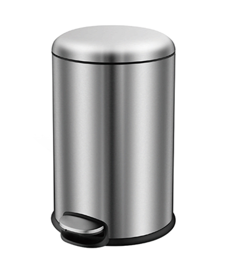 Balde Lixo Inox com Pedal 20L Empresas Escritório Hotel Hotelaria AL Alojamento Local