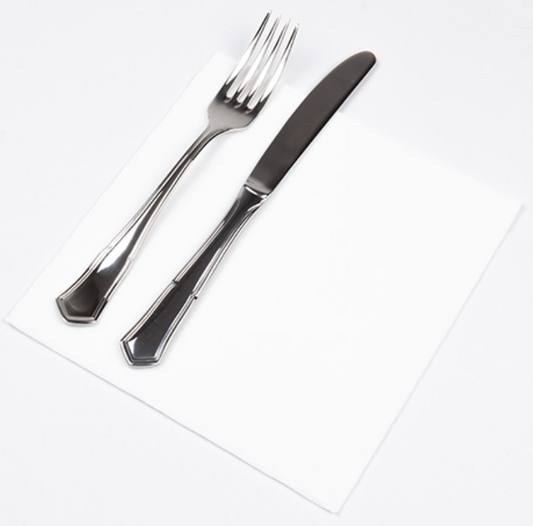 JOKER 40x40 2F PPP BRANCO Guardanapo Mesa Premium 40x40cm Restaurante Marisqueira PPP Maço