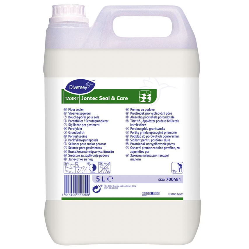 TASKI JONTEC SEAL & CARE Selante Pavimentos Porosos Profissional DIVERSEY Garrafão 5L
