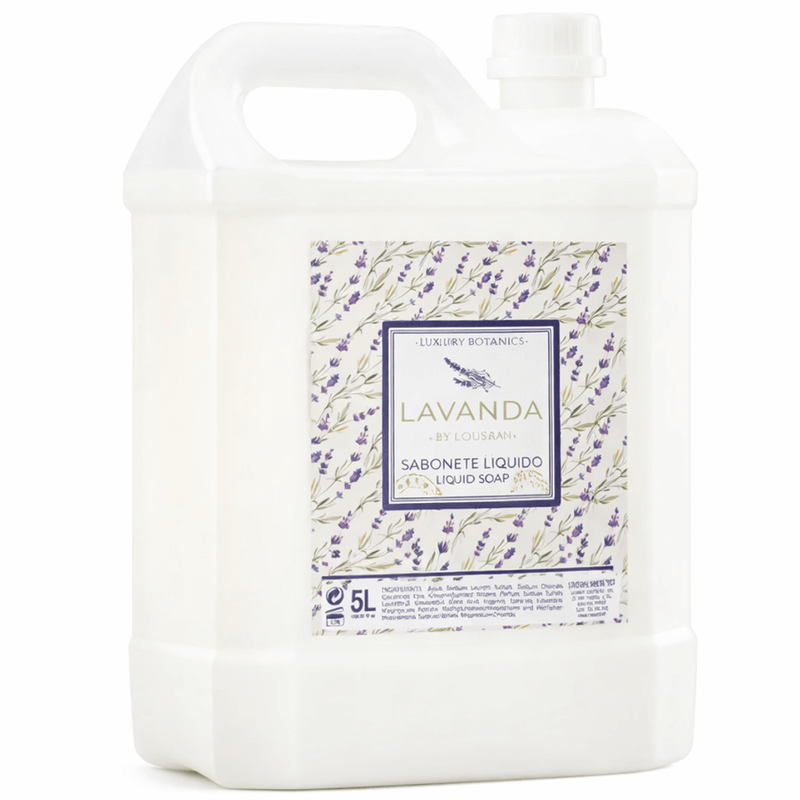 Sabonete Líquido para Mãos Lavanda | Garrafão 5L com fragrância suave e hidratante.