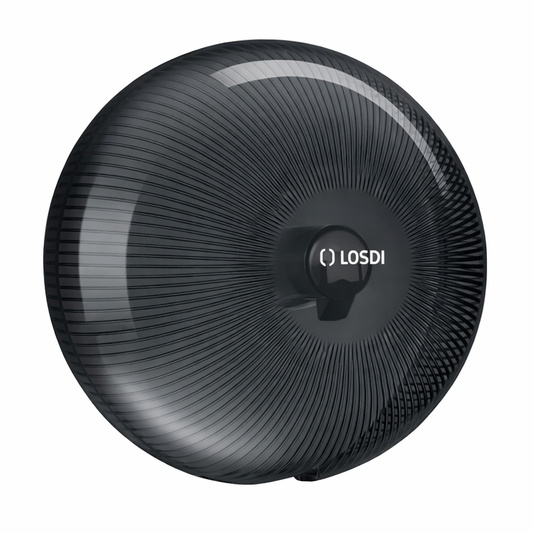 Dispensador Papel Higiénico Jumbo Preto Rolo Cozinhas TORK RENOVA LOSDI STAR