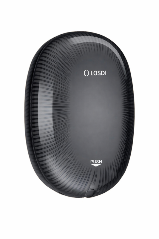 Dispensador Sabonete Espuma Preto LOSDI STAR Empresas Casa de Banho Decoração Personalizada