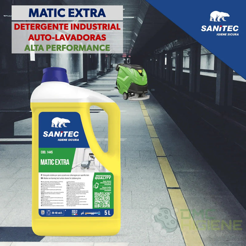 Detergente Pavimentos Industrial Máquinas Lavadoras 5 Litros Uso Profissional Empresas Fábricas Oficinas Auto Parques Estacionamento