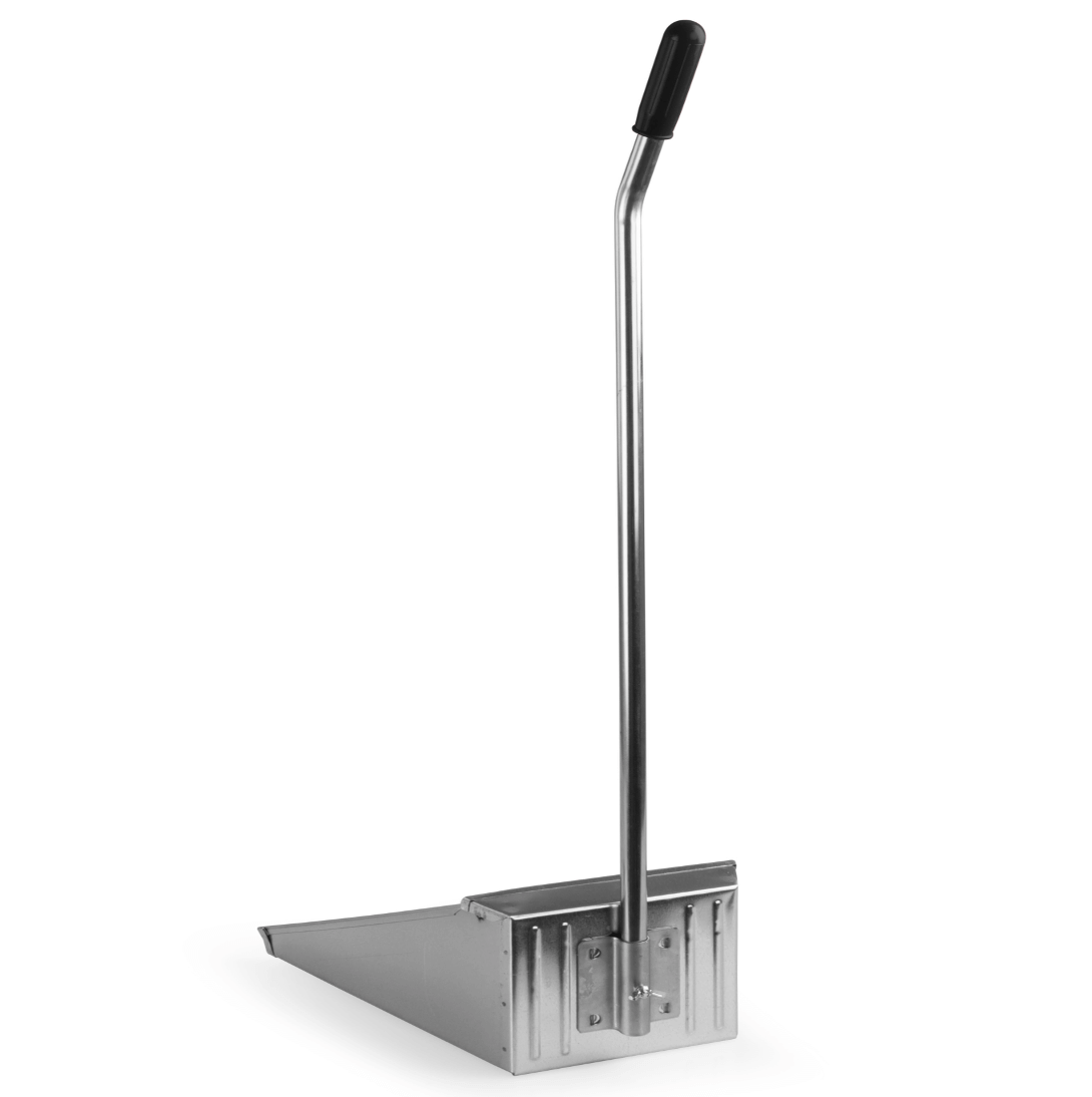 visão traseira da Pá do Lixo Metálica Especial para Exteriores TTS DUSTPAN