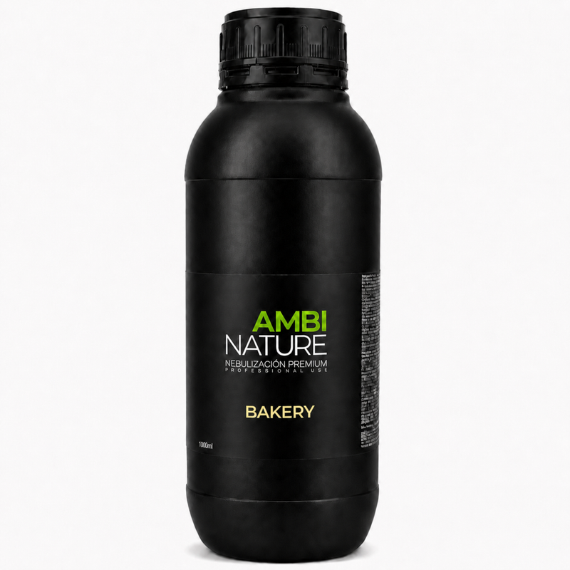 Essência Nebulizadora de Óleos Essenciais Bakery | 1000ml | Frasco de nébulização da AMBINATURE com aroma premium