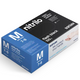 Luvas Nitrilo Pretas Extra Fortes Descartáveis Santex Flash Black, embalagem de 100 unidades, tamanho M (7-8)