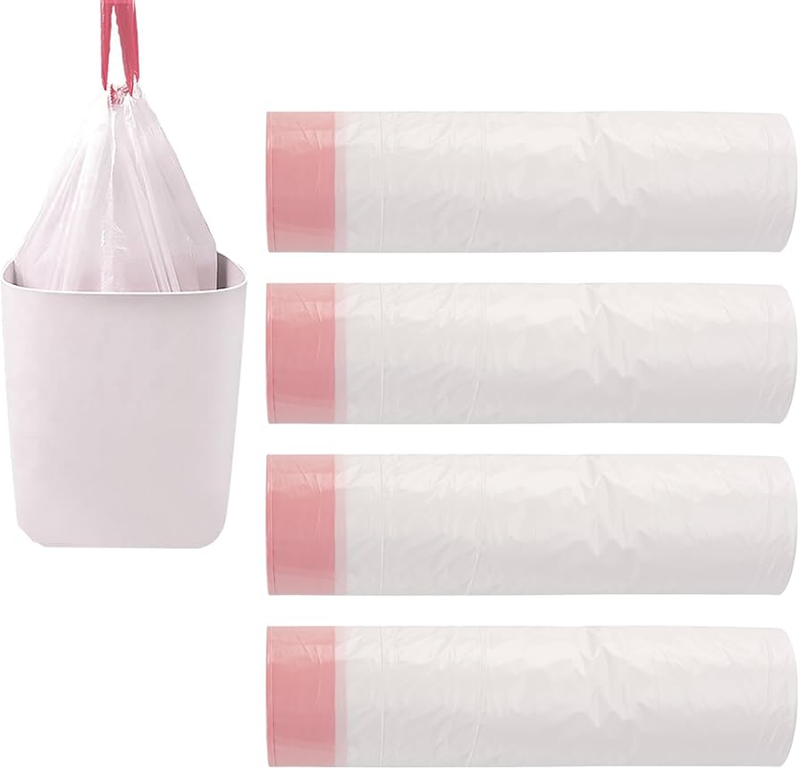 OPTILIGHT CFF 10L Saco Lixo Branco WC Fecho Fácil Casa de Banho Alojamento Local Rolo 20 Sacos