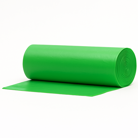 OPTILIGHT C 120L Saco Lixo Cor Verde Reciclagem Ecoponto Empresas 120 Litros Rolo 10 Sacos 85x105cm