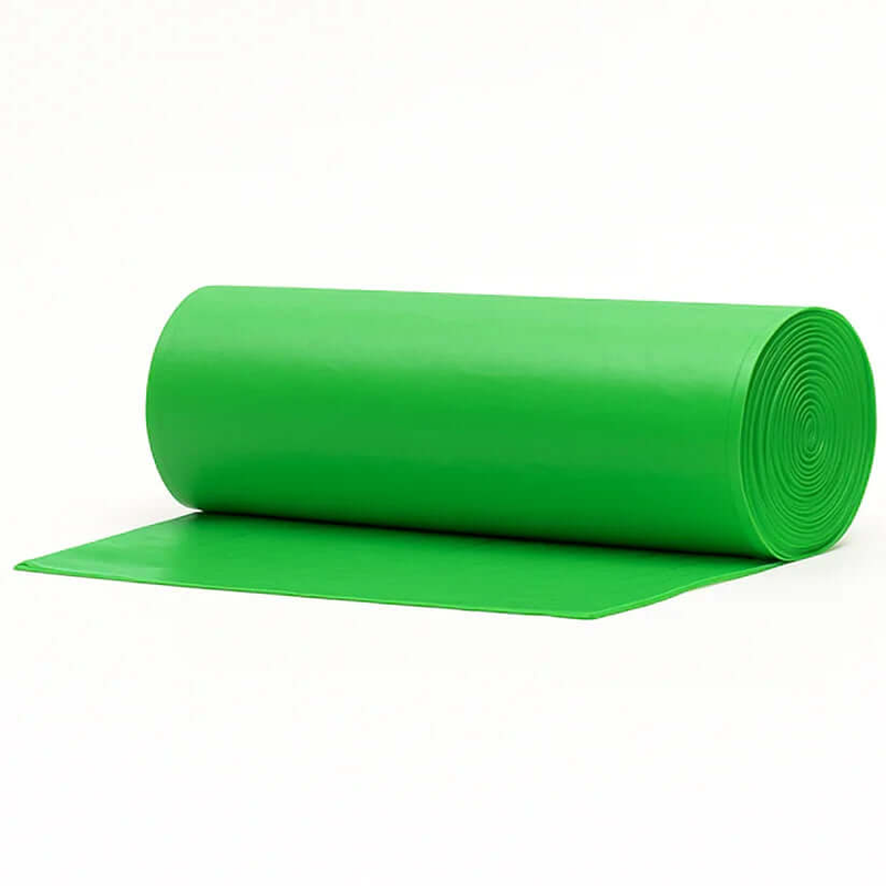 Sacos do Lixo Verdes em Rolo 120L | 10un | Rolos de sacos de lixo verdes resistentes e práticos para gestão de resíduos diários.