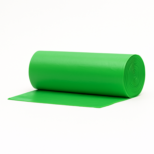 OPTILIGHT C 50L Saco Lixo Cor Verde Reciclagem Ecoponto Empresas 50 Litros Rolo 10 Sacos 60x80cm