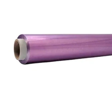 Película Aderente Profissional Rolo 45cm x 250M em rolo, cor roxa, ideal para embalagens e proteção de produtos.