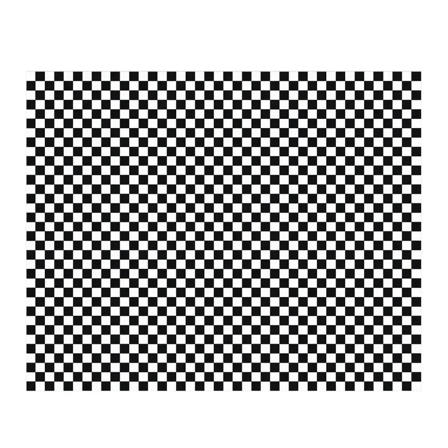 papel folha anti-gordura fitipaldi 28x34cm xadrex preto branco 1000 folhas hamburger fast food restaurante