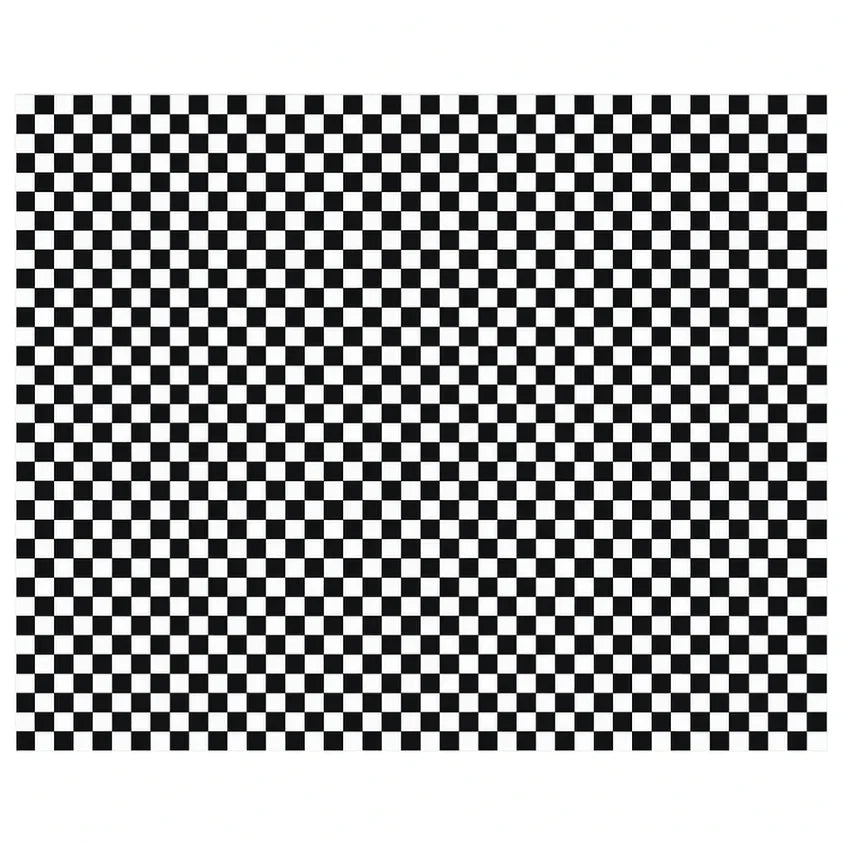 papel folha anti-gordura fitipaldi 31x38cm xadrex preto branco 1000 folhas hamburger fast food restaurante
