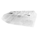 PAPEL BOLSA ANTI-GORDURA ABERTURA 2 LADOS TIMES 16x16 Sandwich Hamburger Fast Food Restaurante