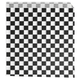 Papel Bolsa Anti-Gordura Abertura 2 Lados Fitipaldi 16x16 Xadrez Preto e Branco Restaurante Fast Food Hamburger