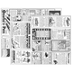 PAPEL FOLHA ANTI-GORDURA TIMES 31x38 Sandwich Hamburger Fast Food Restaurante