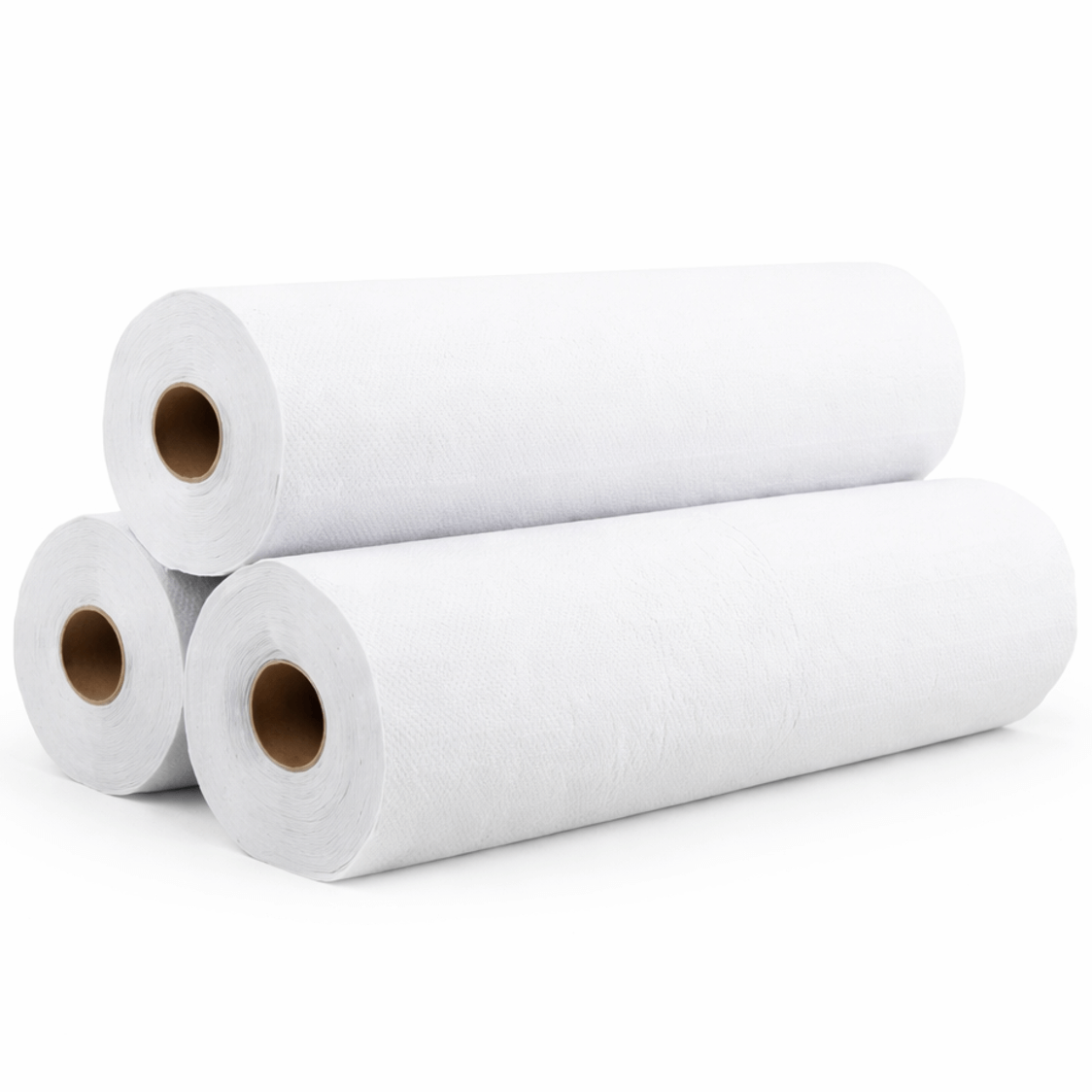 Rolo de Papel Marquesa Crepado Branco 60cm x 100M para uso profissional em clinicas