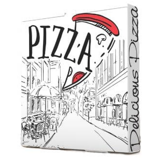 DELFI ECOLINE PIZZA BOX XL (100un)
