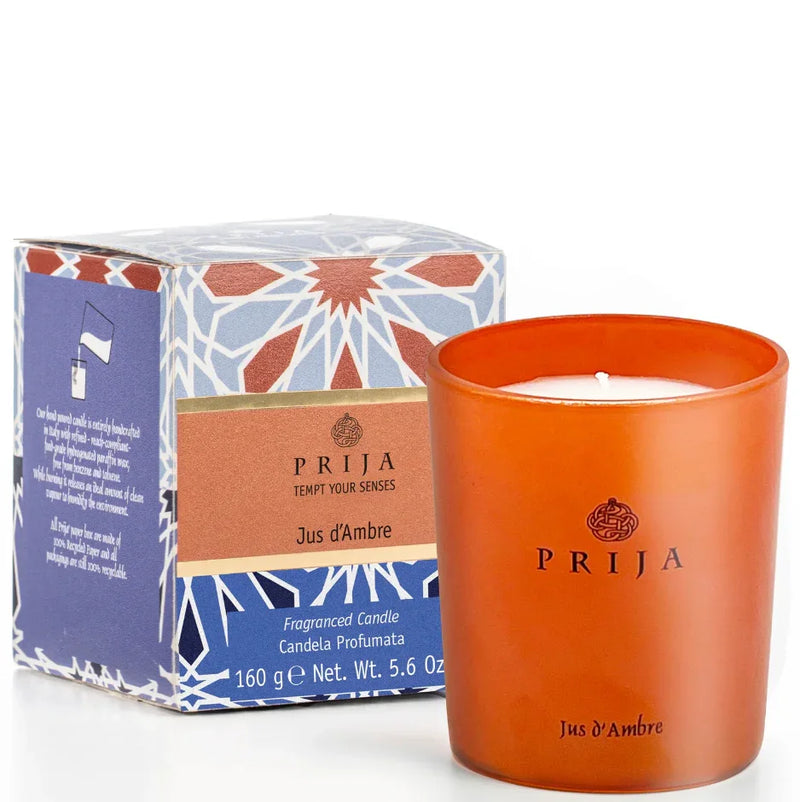 Vela Aromática Decorativa Prija Jus d'Ambre | 160g