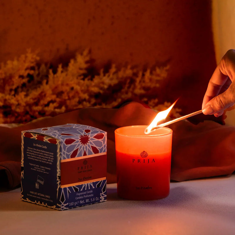Vela Aromática Decorativa Prija Jus d'Ambre | 160g