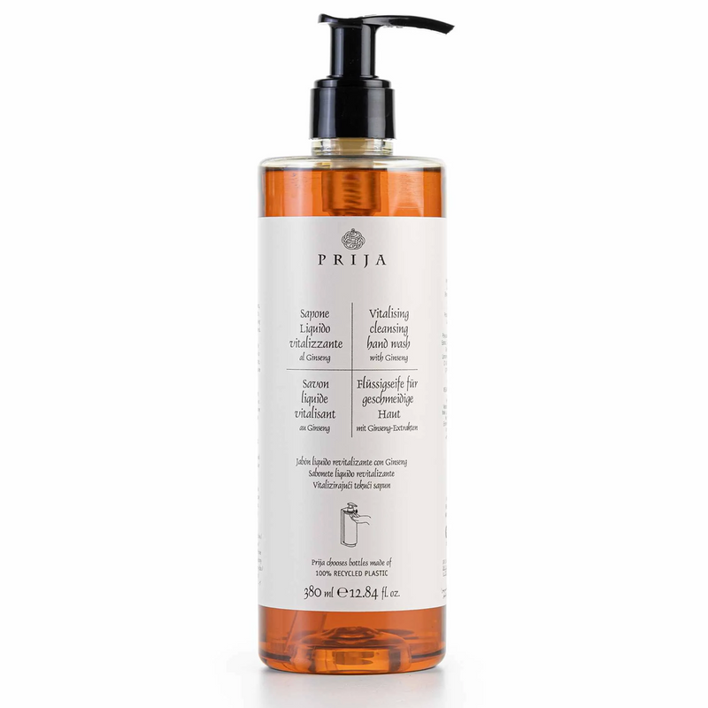 Sabonete Líquido Revitalizante com Ginseng PRIJA 380ml