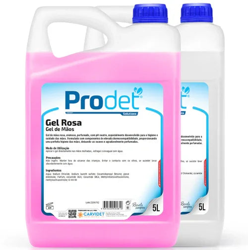 Sabonete Gel das Mãos Profissional 5L prolado da marca PRODET GEL P