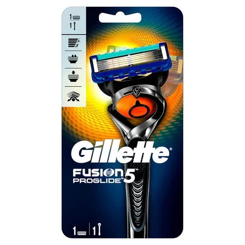 Máquina de Barbear Gillette Fusion5 ProGlide com 5 lâminas em embalagem inovadora