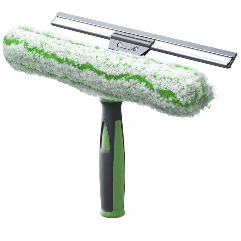 Kit 2em1 Lava Vidros Profissional com Peluche e Rodo PULEX TECHNODUO para limpeza integrada
