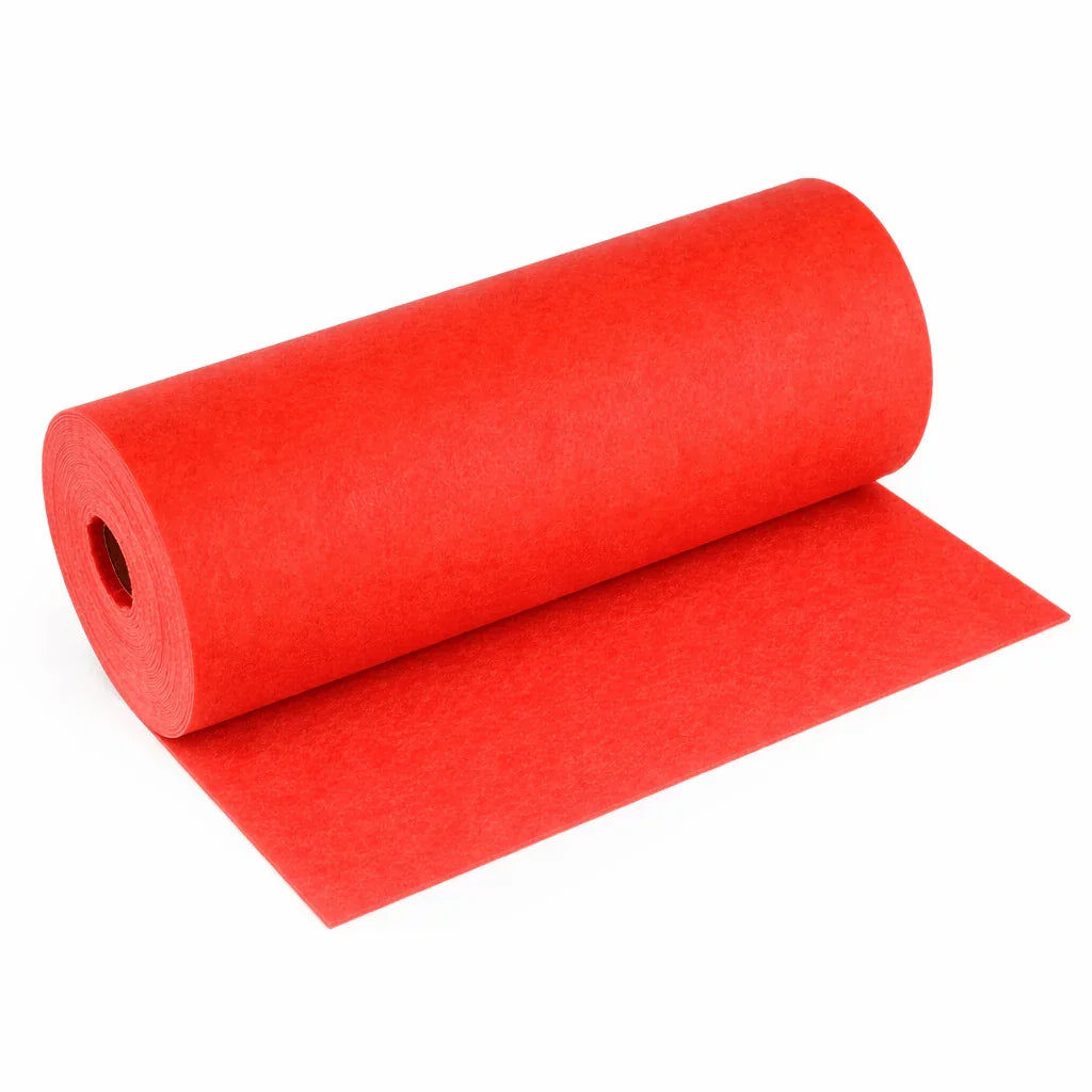 Pano Multiusos Sintético Rolo Pré-Cortado 14M Vermelho Limpezas Profissionais Empresas