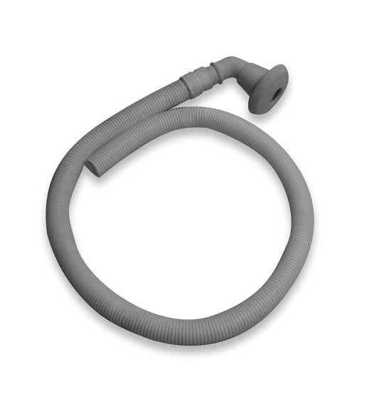 Mangueira Flexível para Enchimento de Baldes de Lavagem em cinza, 150cm, ideal para uso profissional.