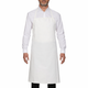 Avental PVC Reutilizável branco com medidas 75x90cm, ideal para proteção contra sujidade e salpicos em cozinhas profissionais