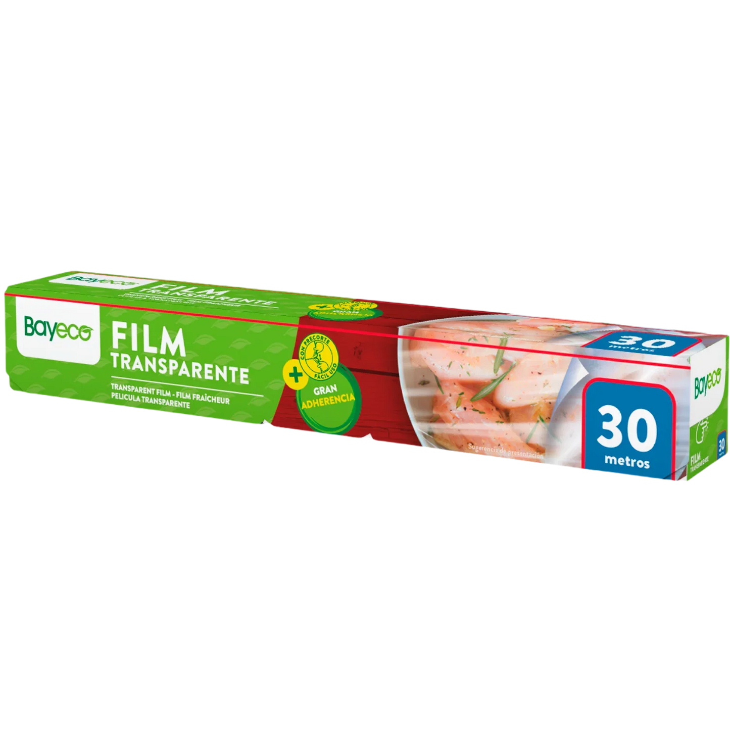 Rolo de Película Aderente 30 Metros BAYECO PA30 Filme Alimentar Rolo Formato Doméstico Cozinhas Barato Económico