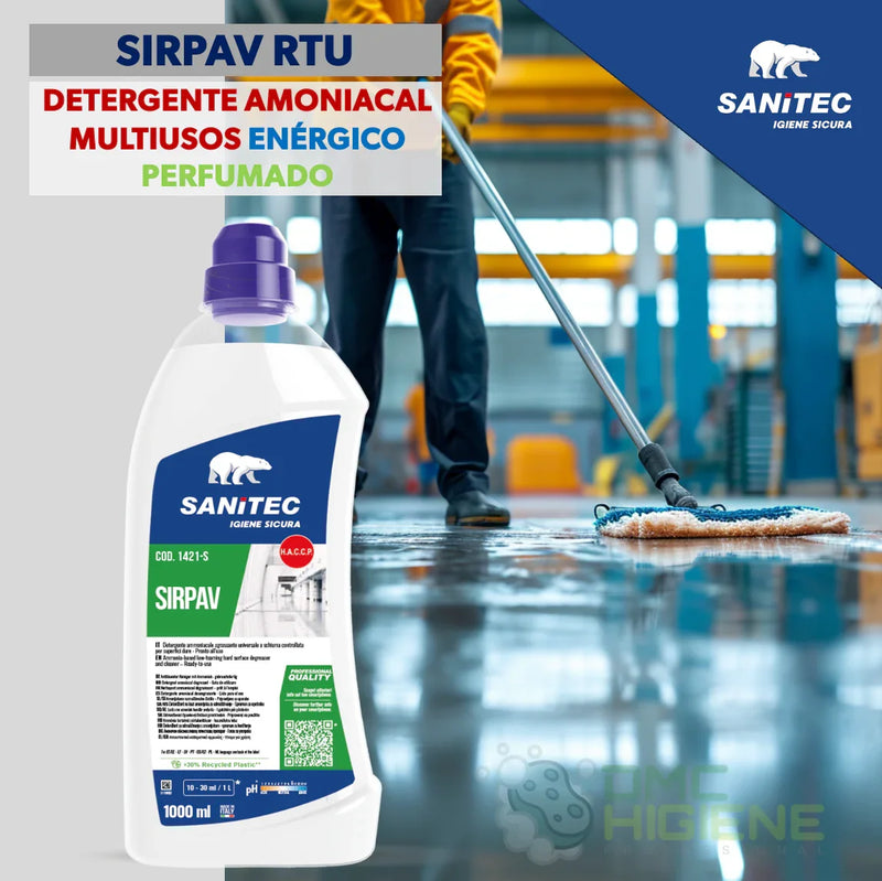 imagem comercial promocional de Detergente Multiusos Amoniacal Perfumado Profissional