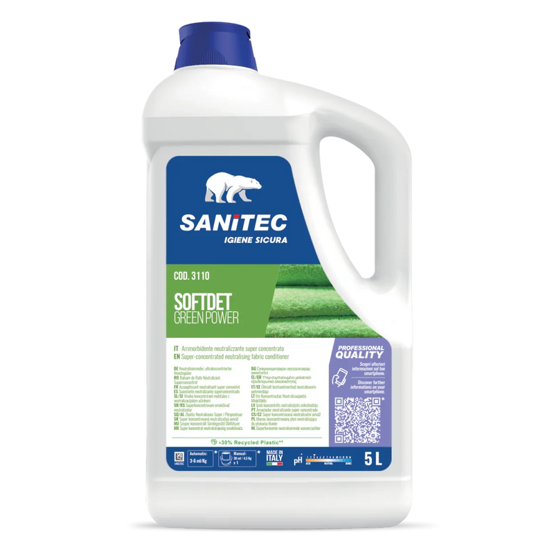 Garrafão de Amaciador da Roupa Ecológico Concentrado Profissional 5L da marca GREEN POWER WASHDET