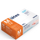 DELFI PRO LLN 5.0 Luvas Latex Descartáveis Pack 100un Profissional Empresas Sector Saúde Clinicas Hospitalar 
