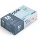 Luvas Nitrilo Azuis Descartáveis, Santex, pack de 100 unidades, tamanho médio, 3,5g, sem pó, ideal para proteção das mãos.
