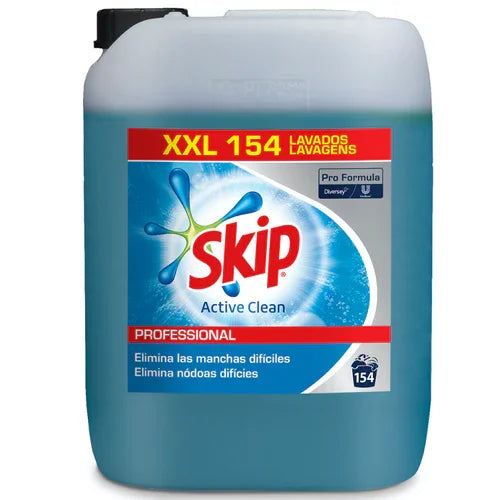 Garrafão de Detergente Líquido Máquina da Roupa Skip Profissional 10L Active Clean