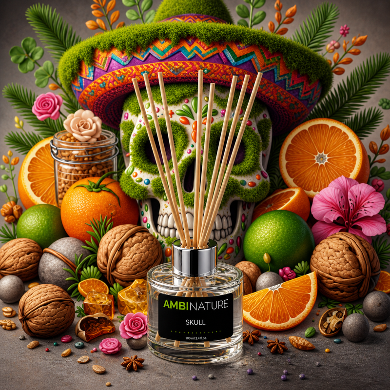 Ambientador Mini Mikado Premium Skull | 100ml