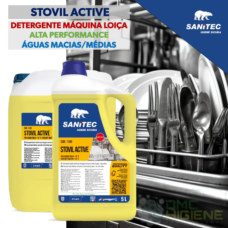 imagem promocional de Detergente para Máquina da Loiça 5 Litros Alta Performance da marca STOVIL ACTIVE