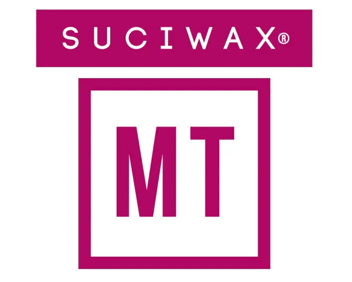 Logotipo da SUCIWAX MT, destacando a marca e o produto Restaurador de Ceras Roto-Spray.