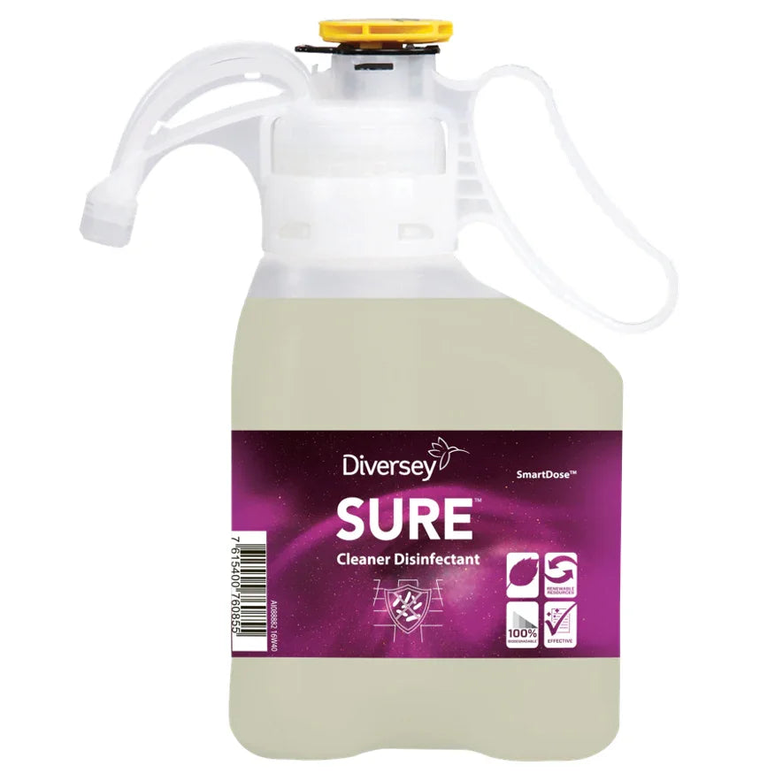 SURE CLEANER DISINFECTANT Desinfetante SuperConcentrado SmartDose 1,4L ...