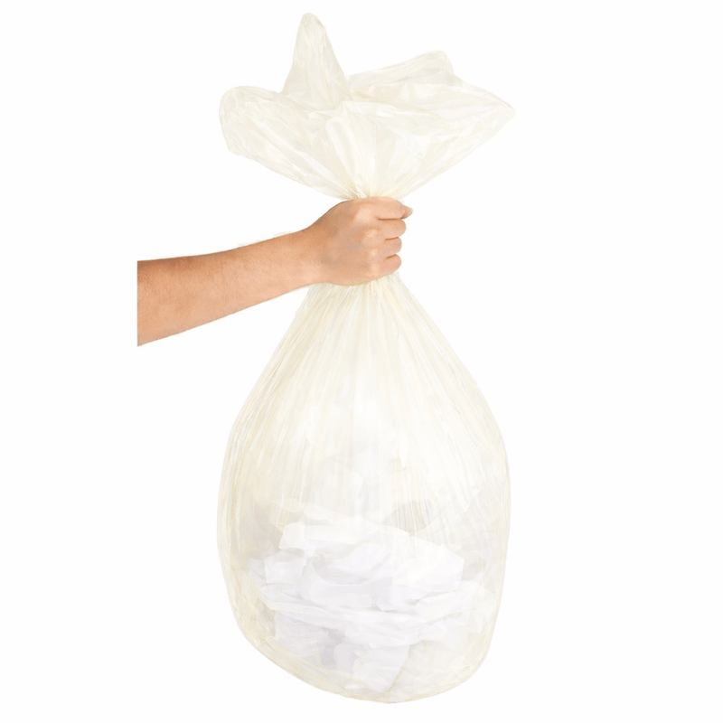 Saco Lixo Transparente Rolo 120L