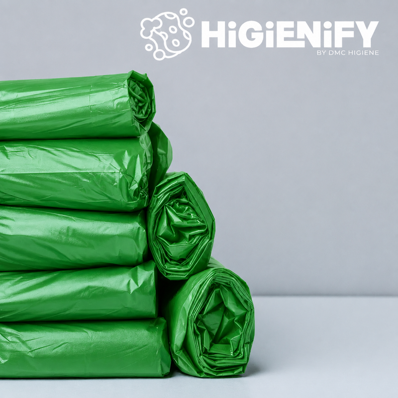 Sacos do Lixo Verdes Industriais 80x120cm | 10Kg
