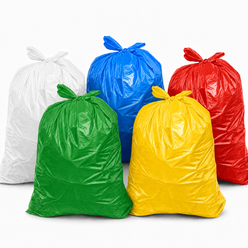 Sacos do Lixo Industriais em Cores 80x120cm | 10kg