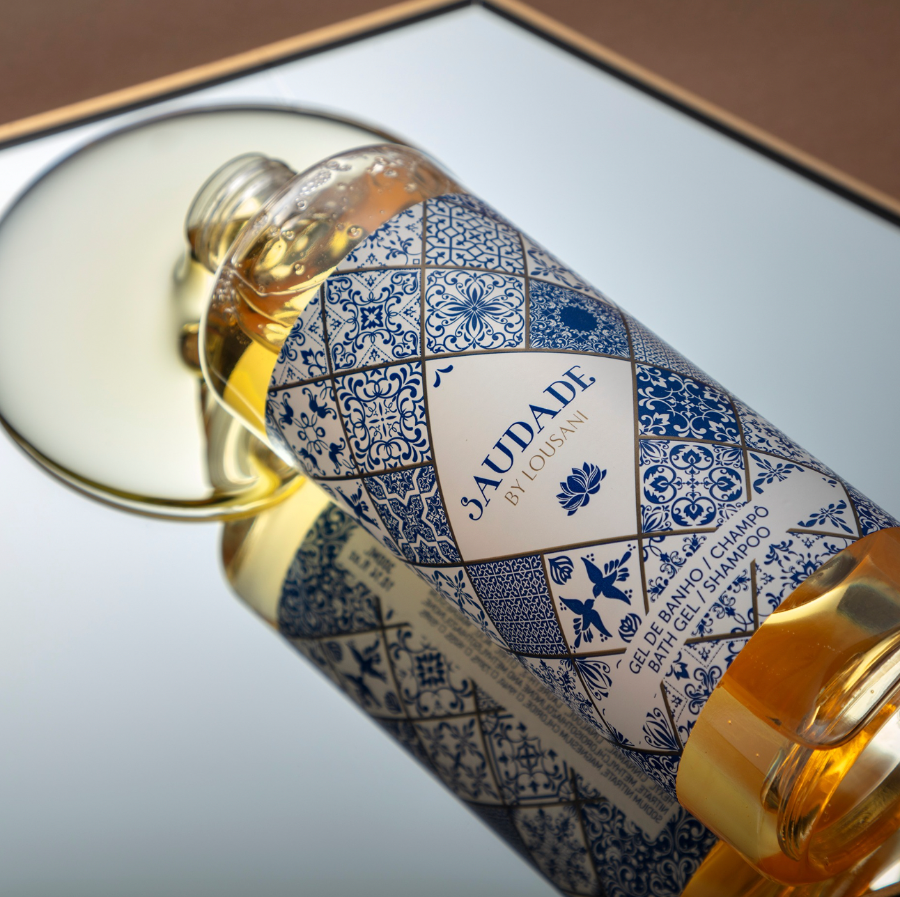 SAUDADE Gel Banho / Champô 2em1 Lousani Hotel Amenities Hotelaria AL Alojamento Local LOUSANI Garrafa 300ml
