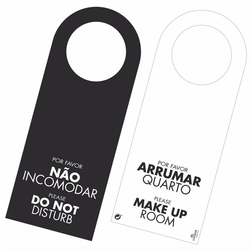 Aviso Pendurável de Não Incomodar (100un)