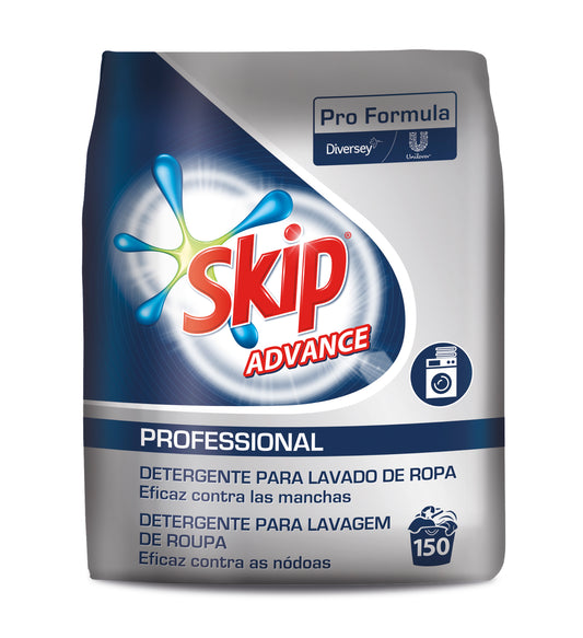 Detergente em Pó Máquina da Roupa Skip Profissional 150d